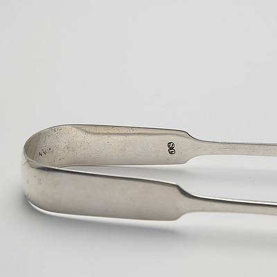 Victorian Sterling Silver Tongs, Exeter, John Stone, 1844, 39g