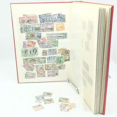 Stamp Dealers Stock Book Cyprus With Stamps From Queen Victoria Onwards