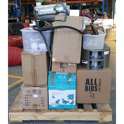Pallet Lot Of Mixed Homewares & Electrical.