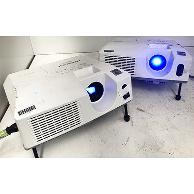 Hitachi CP-X3010N XGA 3LCD Projectors - Lot of 2