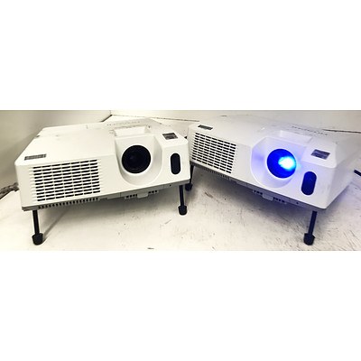 Hitachi CP-X3010N XGA 3LCD Projectors - Lot of 2