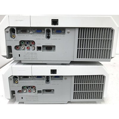Hitachi CP-X3010N XGA 3LCD Projectors - Lot of 3