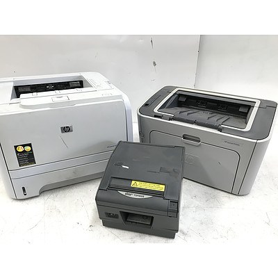 Bulk Lot of Hp & Star Black & White Printers