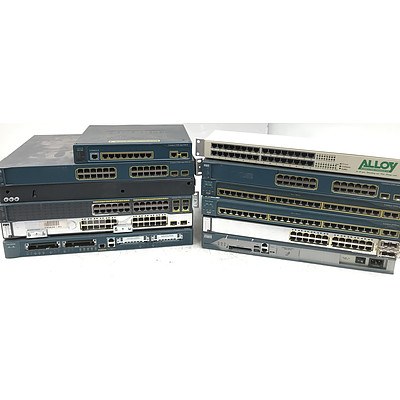 Cisco & Alloy Switches - Lot of 12
