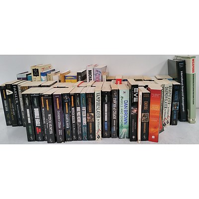 Selection of Fantasy, Fiction, Biographies, Novels and Reference Books - Lot of 75