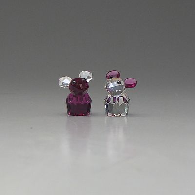Swarovski Mouse Figurines