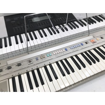 Casio WK-220 & CT-350 Electronic Keyboards