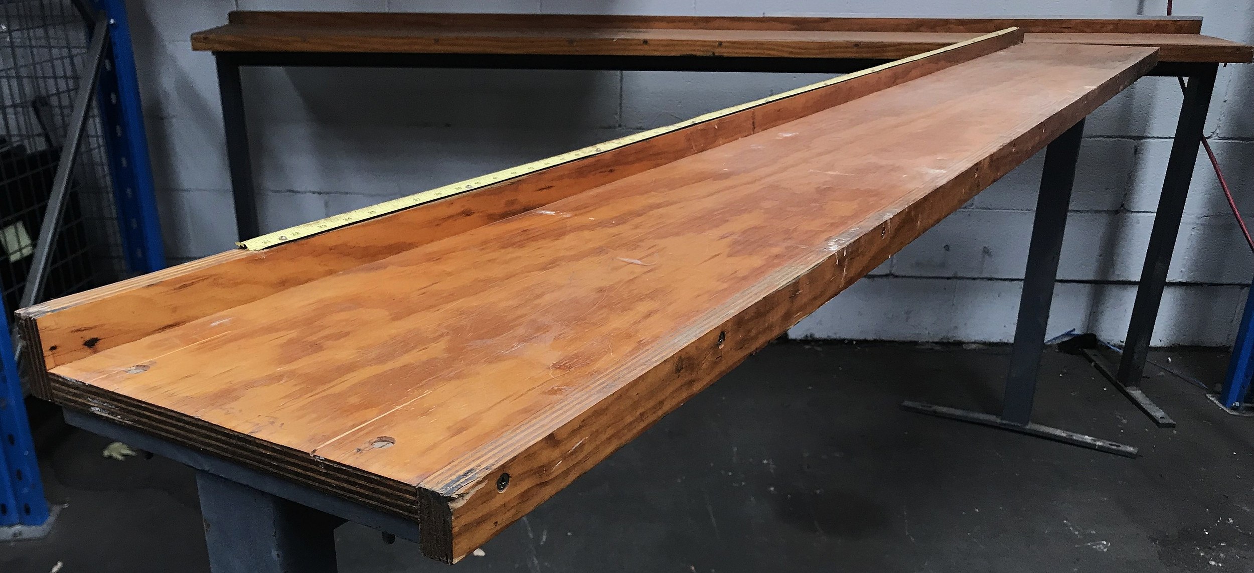 2 Plywood Work Benches Lot 1057880 ALLBIDS