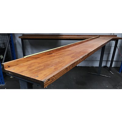 2 Plywood Work Benches