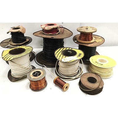 12 Spools of Cable & Copper Wire