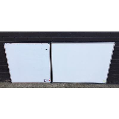Assortment of Four Whiteboards