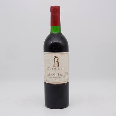 Grand Vin De Château Latour 1979 Premier Grand Cru Classé Pauillac 750ml
