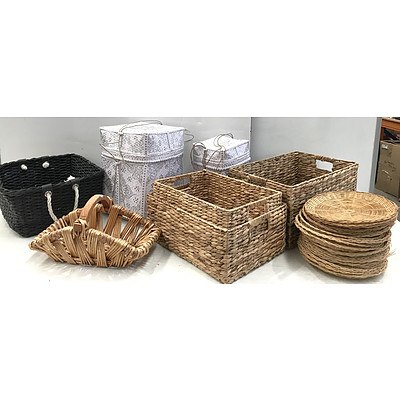 Woven Baskets, Totes & More