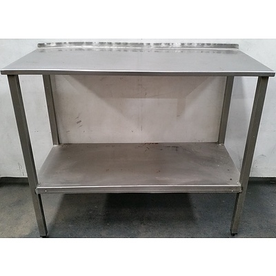 Compact Commercial Stainless Steel Bench