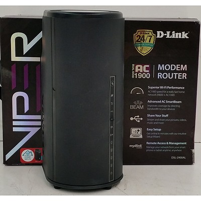 D-Link Viper AC1900 Dual Band Modem Router - New