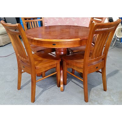 Balmoral Five Piece Maple Dining Setting