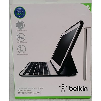 Belkin Ultimate Keyboard Case for Galaxy Tablet 3 10.1 - Lot of Five - New