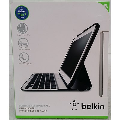 Belkin Ultimate Keyboard Case for Galaxy Tablet 3 10.1 - Lot of Four - New