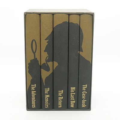 Sherlock Holmes Complete Stories Box Set By Arthur Conan Doyle, Folio Society