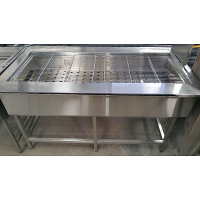 Stainless Steel Combination Hot and Cold Food Service/Display