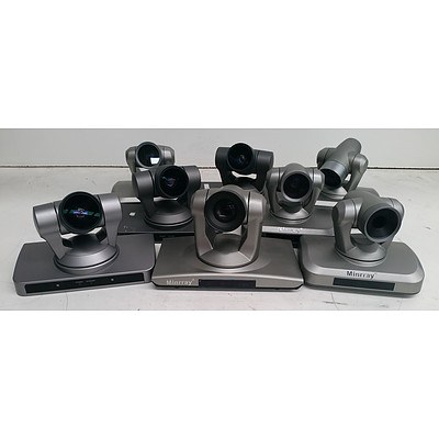 Sony & Minrray Assorted Teleconferencing Cameras - Lot of Eight
