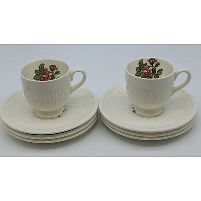 Two Wedgwood Cups and Six Wedgwood Saucers