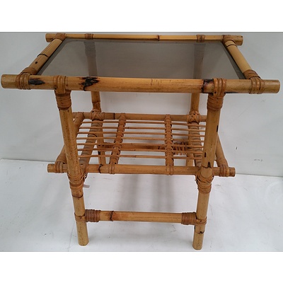 Cane Occasional Table