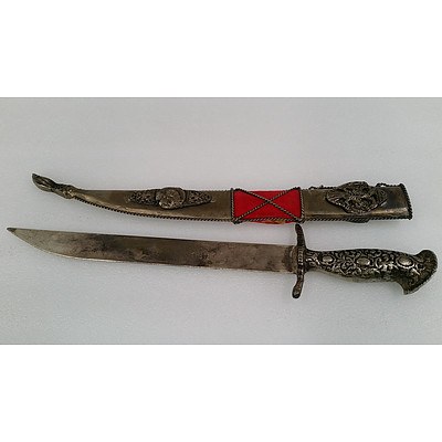 Ornate Knife and Sheath