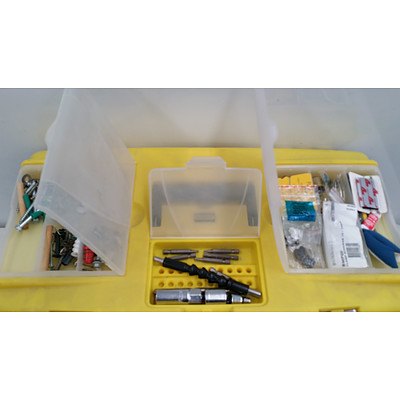Stanley Portable Toolbox and Various Tools