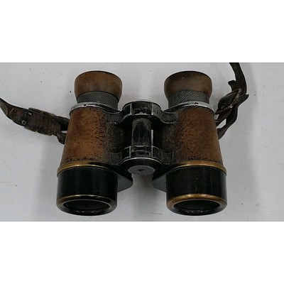 Vintage Jena Turex Carl Zeiss Binoculars