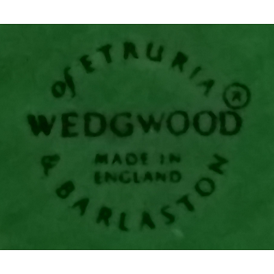 Six Wedgwood Cabbage Leaf Plates