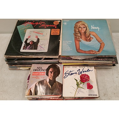 12 Inch and 7 Inch Vinyl Records  - Lot of 115