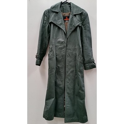 Censor Vintage Leather Ladies Coat - Size 12