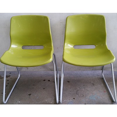 Contemporary Outdoor Chairs - Lot of Two