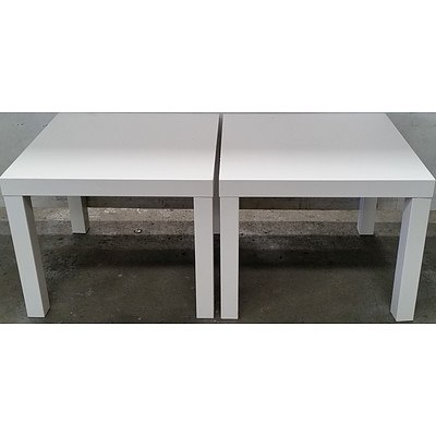 Contemporary Occasional Tables - Lot of Two