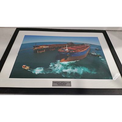 Framed Print of Anangel Eternity Tanker Ship