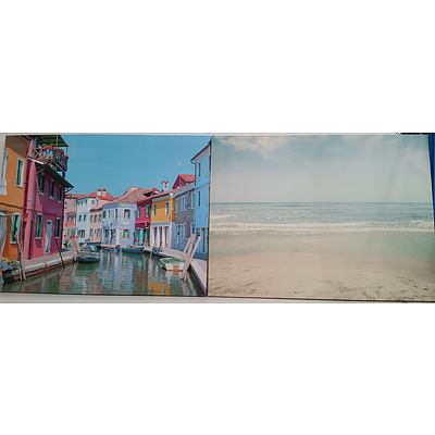 Stretched Canvas Prints - Lot of Two