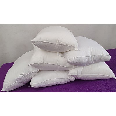 Foam Bedroom Pillows - Lot of Six