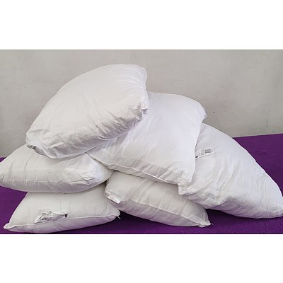 Foam Bedroom Pillows - Lot of Six