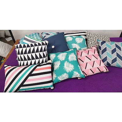 Selection of Outdoor Furniture Cushions - Lot of 12