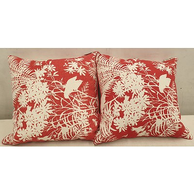 Florence Broadhurst Cushions (large) - Lot of Two