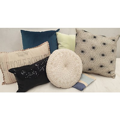 Assorted Cushions - Lot of Six