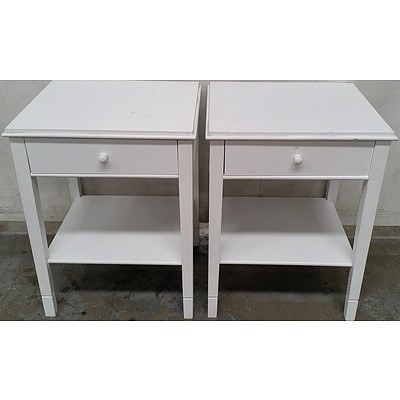 Bedside Tables - Lot of Two