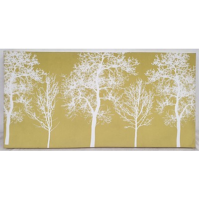 Stretched Canvas Forest Silhouette Print