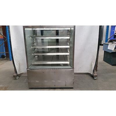 Stainless Steel Hot Pastry Showcase Unit
