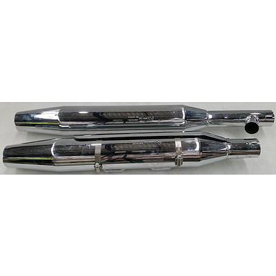 Harley Davidson Fatboy/Softail Mufflers - Set of Two