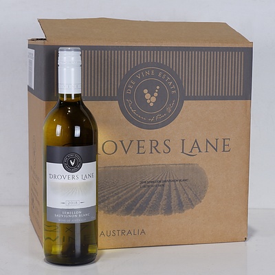 Case of 12x 750ml Bottles 2018 Drovers Lane Semillon Sauvignon Blanc - RRP $240