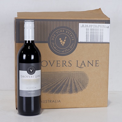 Case of 12x 750ml Bottles 2018 Drovers Lane Shiraz - RRP $180
