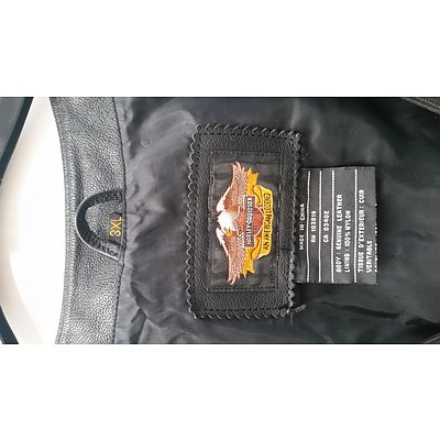 Harley Davidson Leather Vest & Sierra Boots