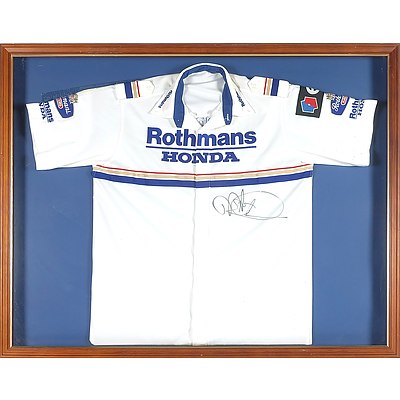 Mick Doohan Signed Rothmans Honda Team Shirt